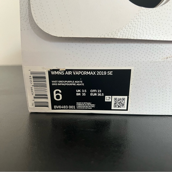 NEW Nike Air Max VaporMax 2019 SE Vast Grey - Picture 8 of 8